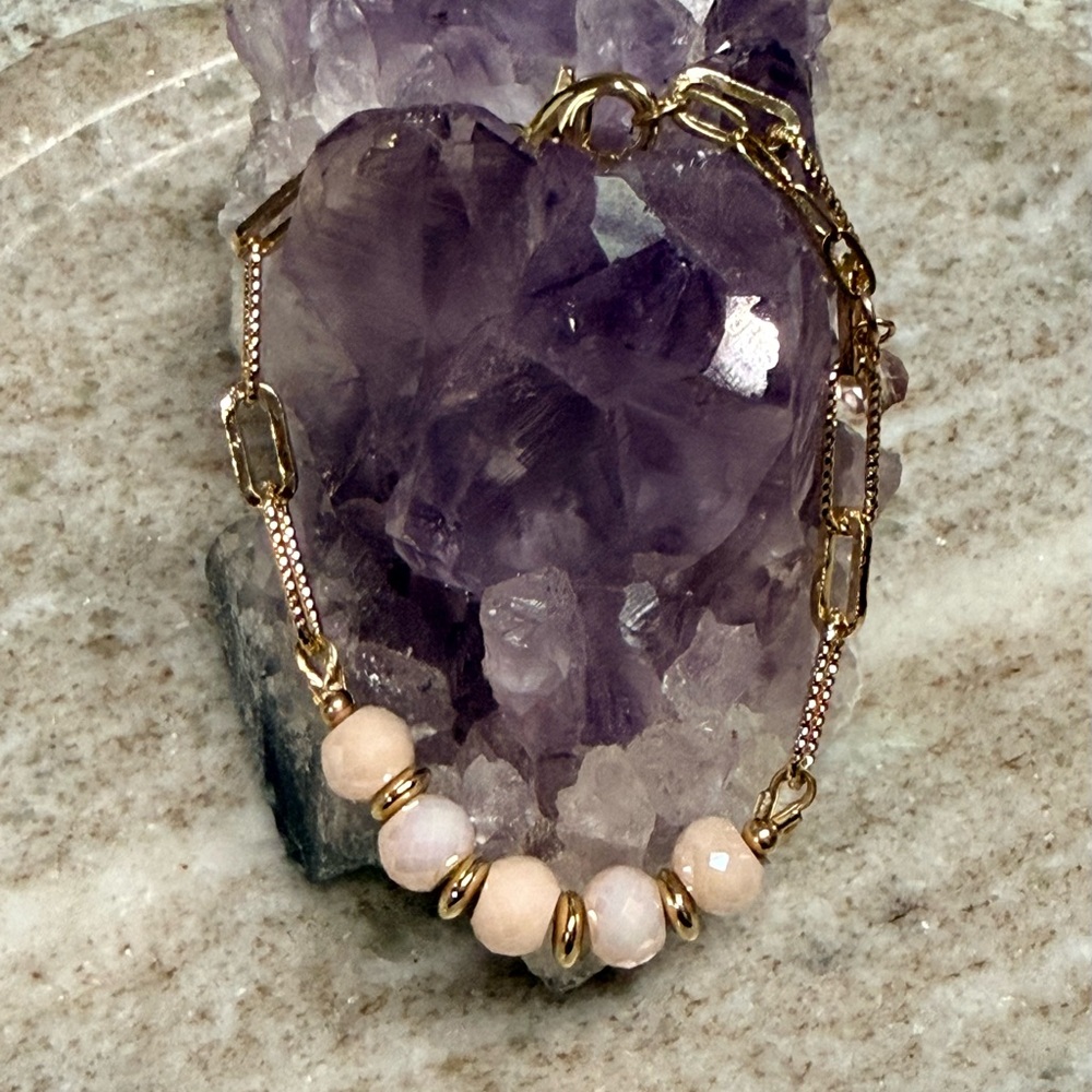Gold-Filled Mystic Sapphire Bracelet